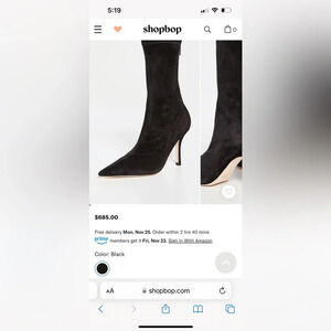 Paris Texas Mama Stretch Ankle Boots Size 37 Made in Italy MSRP $685